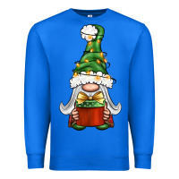 True Royal Christmas Gnome With Gift Premium Sweatshirt - BundleAndBundleShop