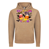 Vintage Coffee candy corn cute Vintage Hoodie - LillyAllenDesigns