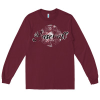 Burgundy Baseball Long Sleeve Tee - Bettercallsaul