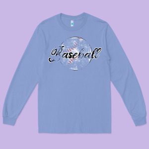 Baseball Long Sleeve Tee Designed By Bettercallsaul