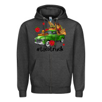Charcoal Heather tacotruck olivia Zipper Hoodie - OliviaCreatesArt