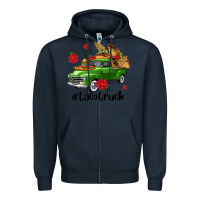 Navy tacotruck olivia Zipper Hoodie - OliviaCreatesArt