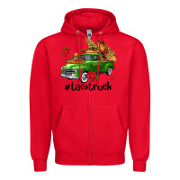 Red tacotruck olivia Zipper Hoodie - OliviaCreatesArt