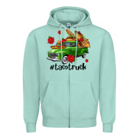Seafoam tacotruck olivia Zipper Hoodie - OliviaCreatesArt