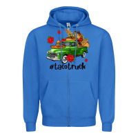 True Royal tacotruck olivia Zipper Hoodie - OliviaCreatesArt