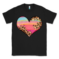 Black valentine s day colorful heart Classic Tee - LillyAllenDesigns