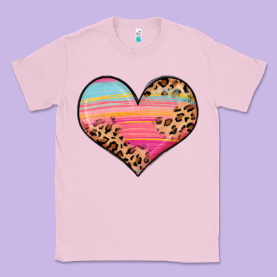 Valentine S Day Colorful Heart Classic Tee Designed By Lillyallendesigns