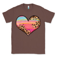 Chestnut valentine s day colorful heart Classic Tee - LillyAllenDesigns