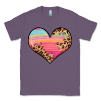 Lavender valentine s day colorful heart Classic Tee - LillyAllenDesigns