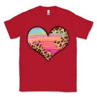 Red valentine s day colorful heart Classic Tee - LillyAllenDesigns