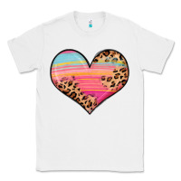 White valentine s day colorful heart Classic Tee - LillyAllenDesigns