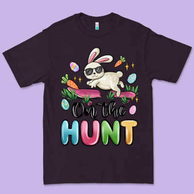 On The Hunt Easter Premium Tee Designed By Maliassmallbusiness
