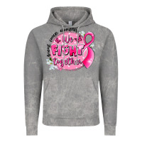 Cloud Rock breast cancer awareness we fight together Vintage Hoodie - LillyAllenDesigns
