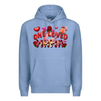 Colony Blue One loved mama Valentine's Day Premium Hoodie - FaDigitalArtStudio