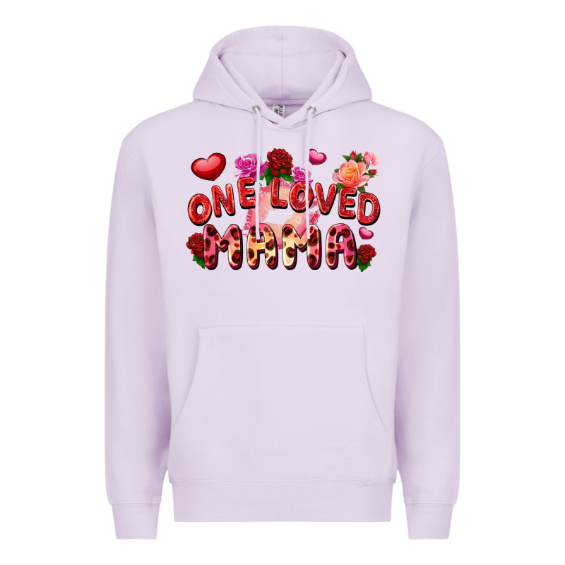 One Loved Mama Valentine's Day Premium Hoodie by FaDigitalArtStudio | Teevron