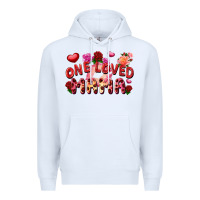 White One loved mama Valentine's Day Premium Hoodie - FaDigitalArtStudio