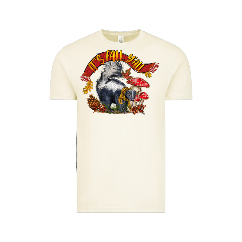 It's Fall Y'all Skunk Vintage Tee by LillyAllenDesigns | Teevron