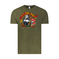 Vintage Olive It's Fall Y'all Skunk Vintage Tee - LillyAllenDesigns
