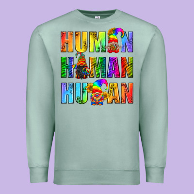 Human Pride Lgbt Premium Sweatshirt Designed By Bundleandbundleshop