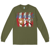 Army Green Baseball mom Long Sleeve Tee - Bettercallsaul