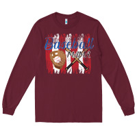 Burgundy Baseball mom Long Sleeve Tee - Bettercallsaul