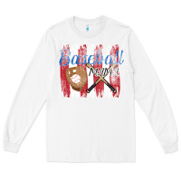 White Baseball mom Long Sleeve Tee - Bettercallsaul