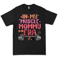Black in my muscle mommy era Premium Tee - MaliasSmallBusiness