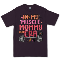 Plum in my muscle mommy era Premium Tee - MaliasSmallBusiness
