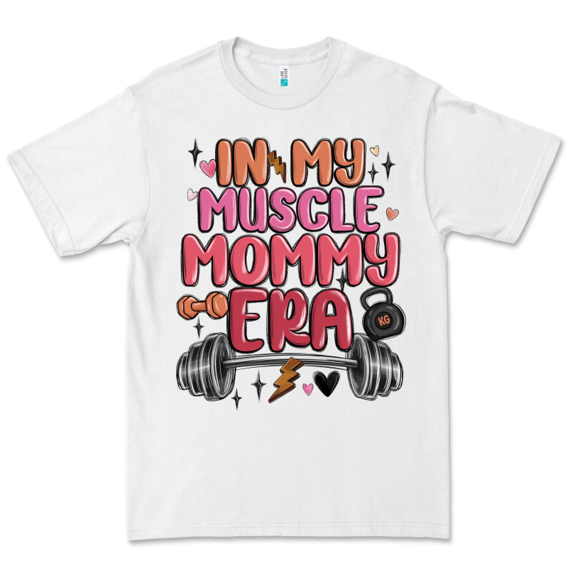 In My Muscle Mommy Era Premium Tee by MaliasSmallBusiness | Teevron