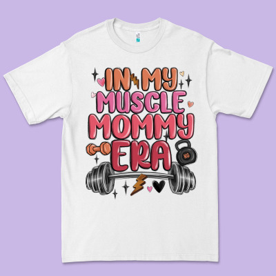 In My Muscle Mommy Era Premium Tee Designed By Maliassmallbusiness