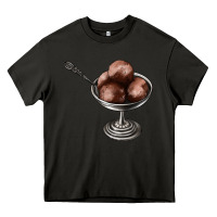 Asphalt Chocolate ice cream Heavy Core Tee - AdoDesignShop