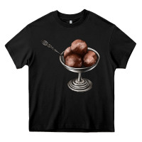 Black Chocolate ice cream Heavy Core Tee - AdoDesignShop