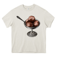 Cream Chocolate ice cream Heavy Core Tee - AdoDesignShop