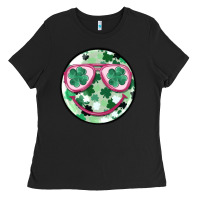 St Patrick's Smiley Ladies Tee | Teevron