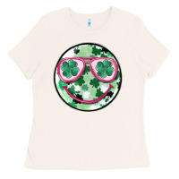 Bone st patrick's smiley Ladies Tee - MaliasSmallBusiness