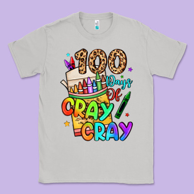 100 Days Of Cray Cray Classic Tee Designed By Lillyallendesigns