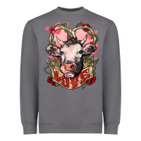Storm Cow Valentine's Day love Heavyweight Sweatshirt - HowdyJamesFarm