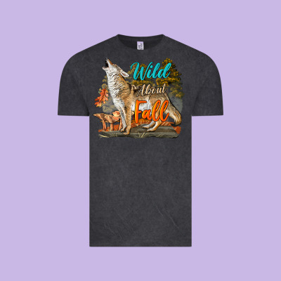Wild About Fall Coyote Vintage Tee Designed By Lillyallendesigns