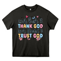 Asphalt look back and thank god look forward and trust god Heavy Core Tee - MaliasSmallBusiness