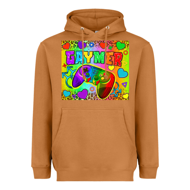 Lgbtq+ Gaymer With Hearts Tumbler Heavyweight Hoodie by BundleAndBundleShop | Teevron