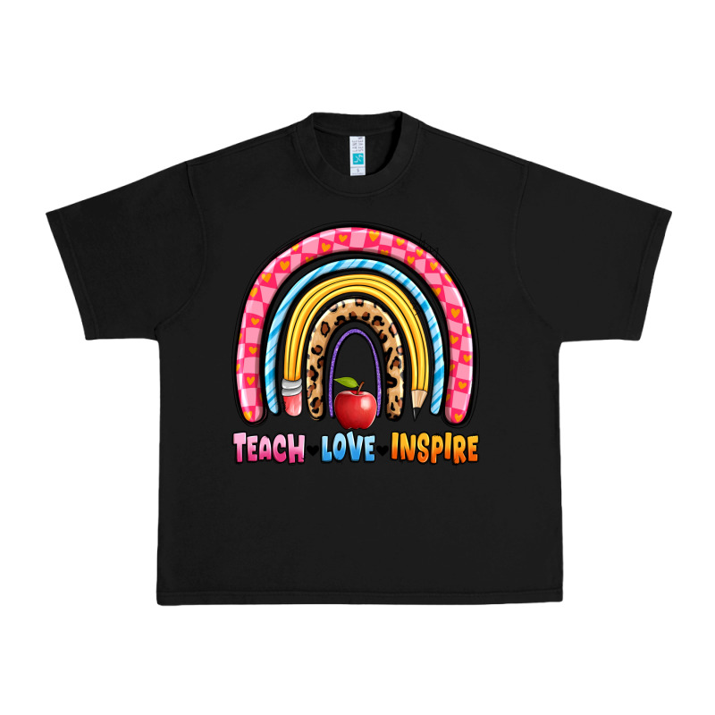 Teach Love Inspire Rainbow Urban Heavy Tee by Artiststas | Teevron