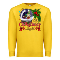 Lemon oh christmas night snow globe Premium Sweatshirt - BundleAndBundleShop