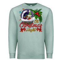 Seafoam oh christmas night snow globe Premium Sweatshirt - BundleAndBundleShop
