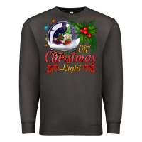 Smoke oh christmas night snow globe Premium Sweatshirt - BundleAndBundleShop