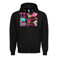 Black te amo te quila Zipper Hoodie - OliviaCreatesArt