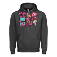 Charcoal Heather te amo te quila Zipper Hoodie - OliviaCreatesArt