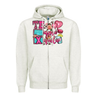 Oatmeal Heather te amo te quila Zipper Hoodie - OliviaCreatesArt