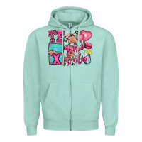 Seafoam te amo te quila Zipper Hoodie - OliviaCreatesArt