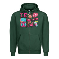 Sports Green te amo te quila Zipper Hoodie - OliviaCreatesArt