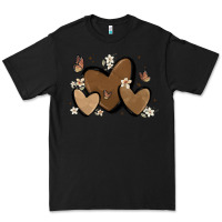 Black melanin hearts Premium Tee - MaliasSmallBusiness